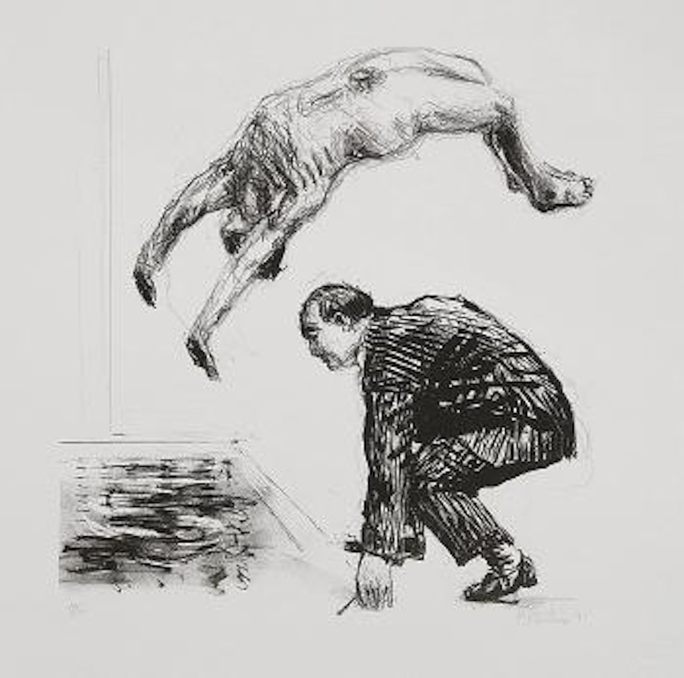 Back Flip ,
1991 by William Kentridge