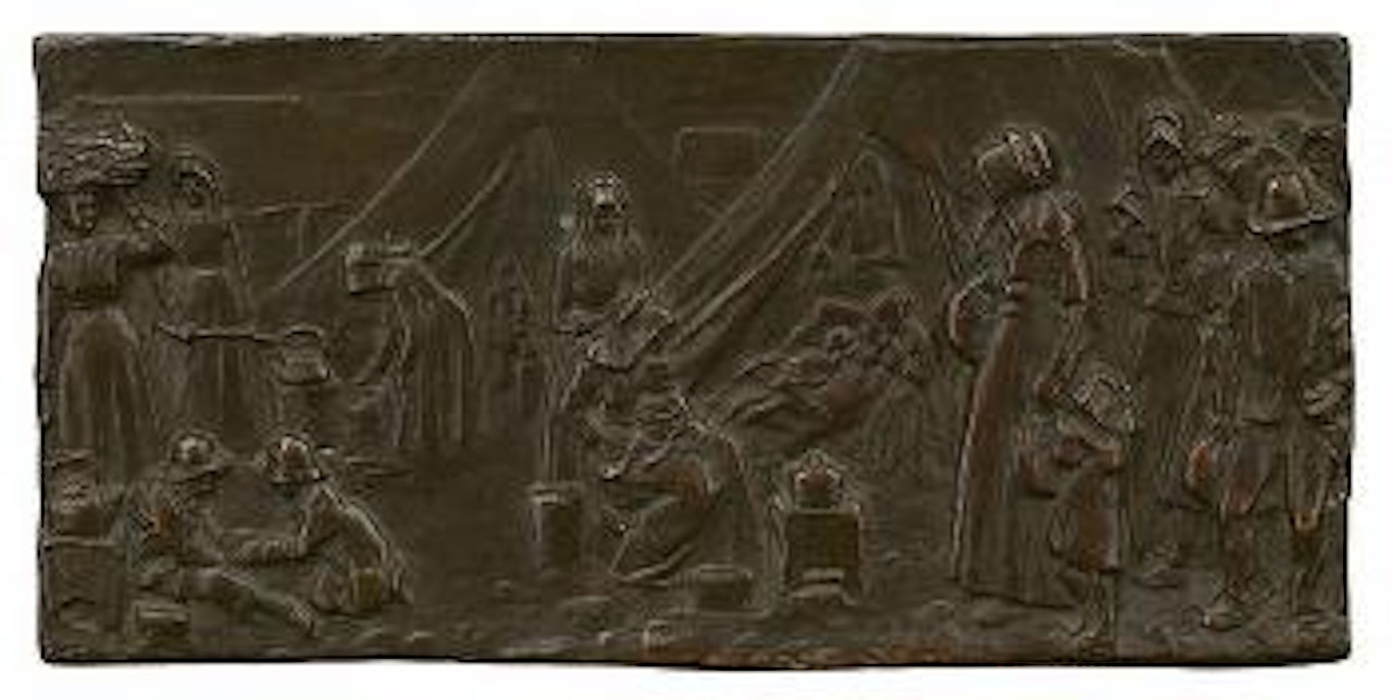 The women's memorial bas-relief ,
1910 by Anton van Wouw