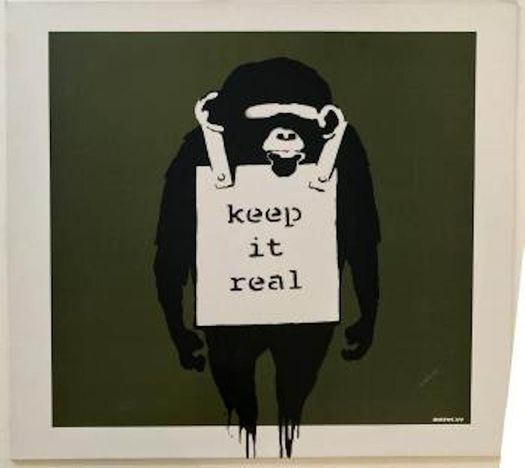Keep it real (green) ,
2008 by Banksy