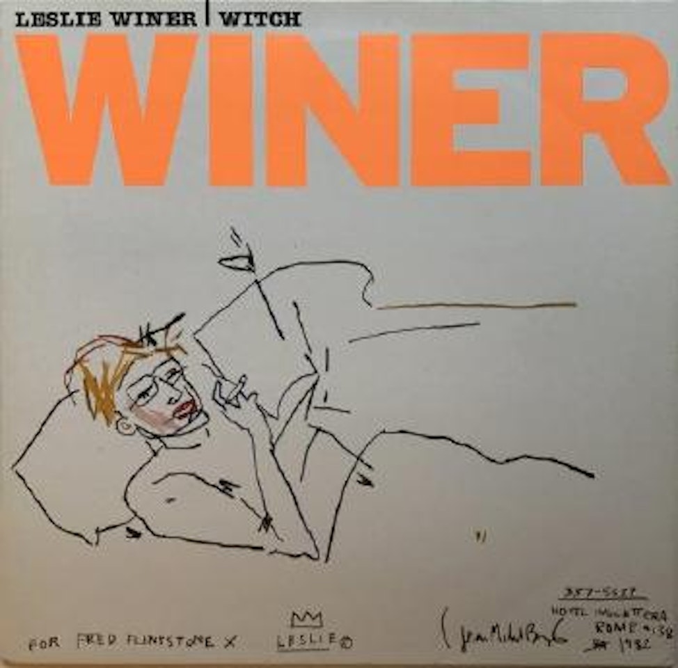 Leslie Winer- Witch ,
1982
,
Printed
1999 by Jean-Michel Basquiat