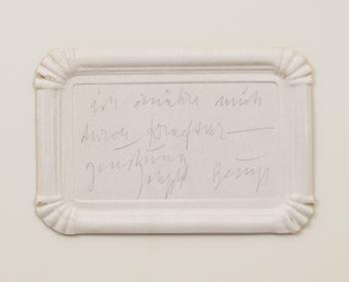 Ich ernähre mich durch Kraftvergeudung ,
1978 by Joseph Beuys