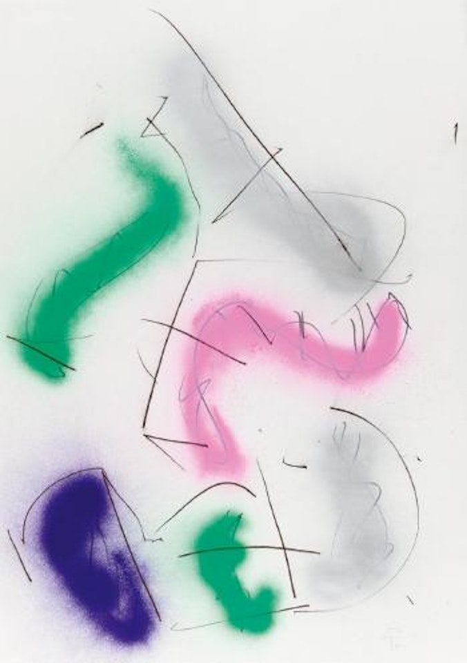 Untitled (spray painting) ,
1977 by Imi Knoebel