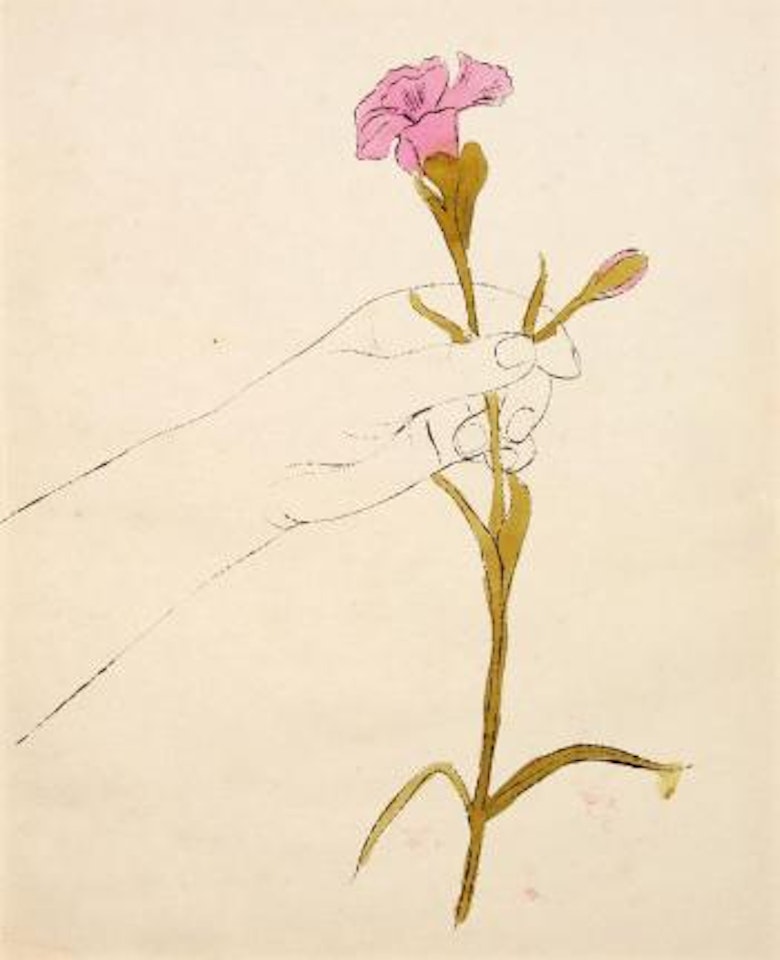 Hand Colored Flower II ,
1957 by Andy Warhol