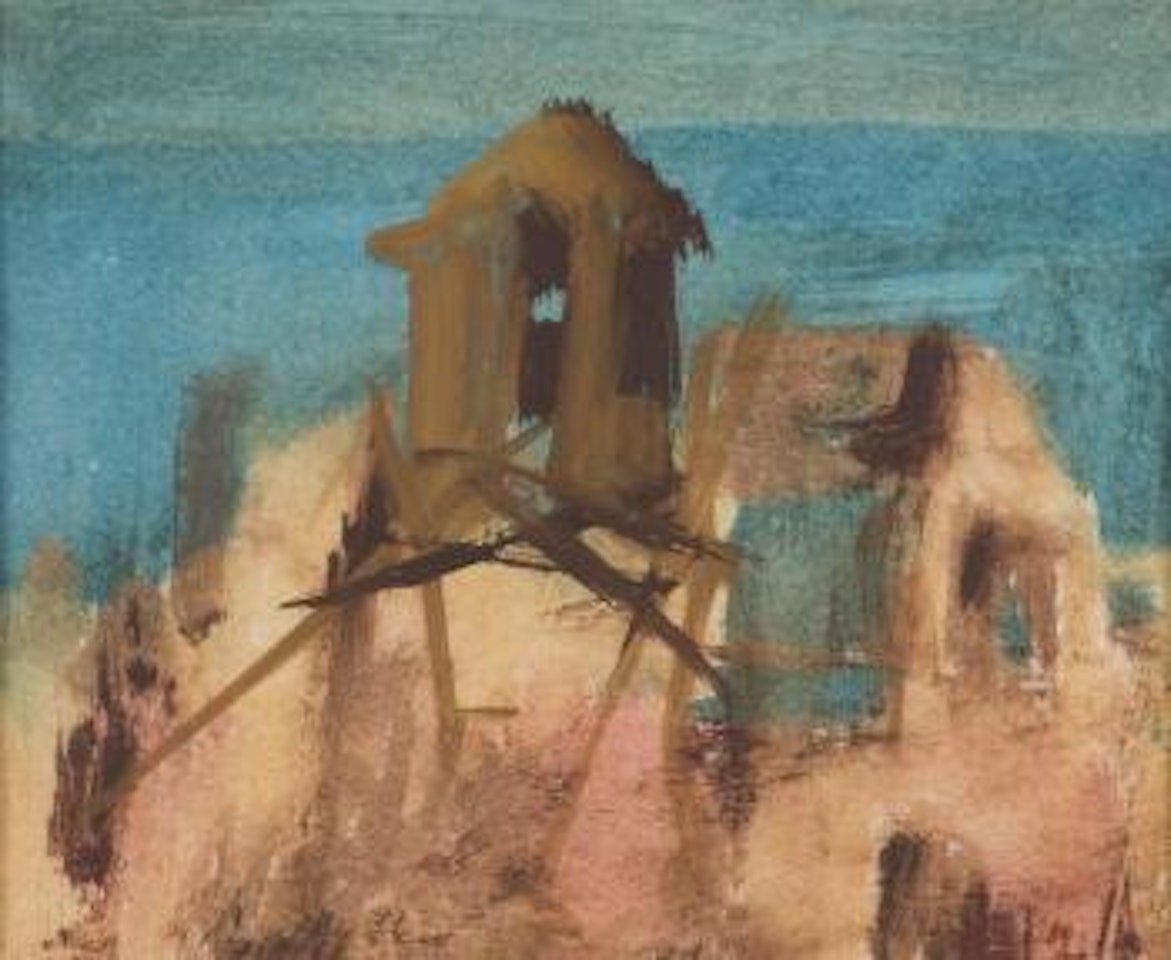Wrecked village ,
1951 by Sidney Nolan