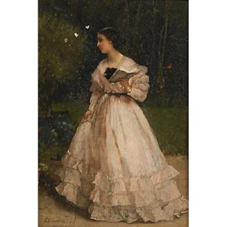 In the Garden , by Alfred Stevens