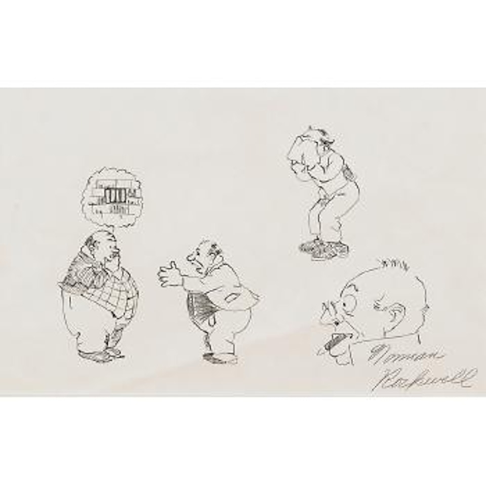 Untitled (Sketch) , by Norman Rockwell