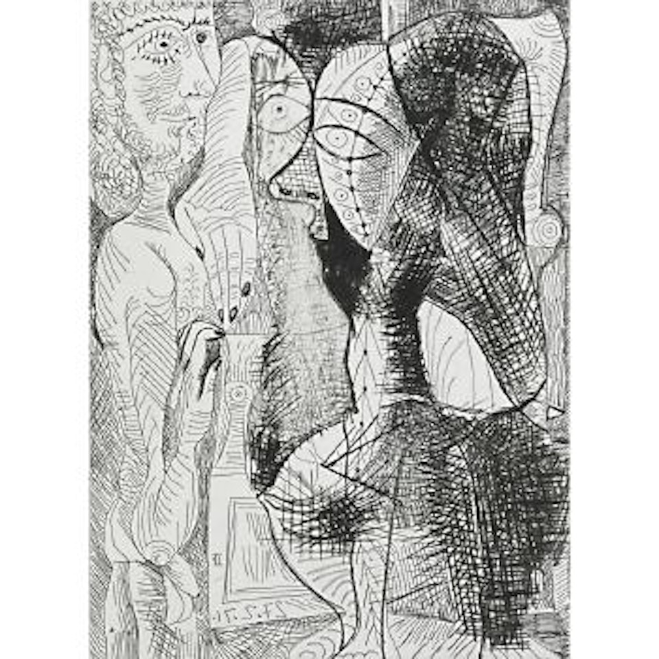 Untitled, plate 61 from Series 156 ,
1916 by Pablo Picasso