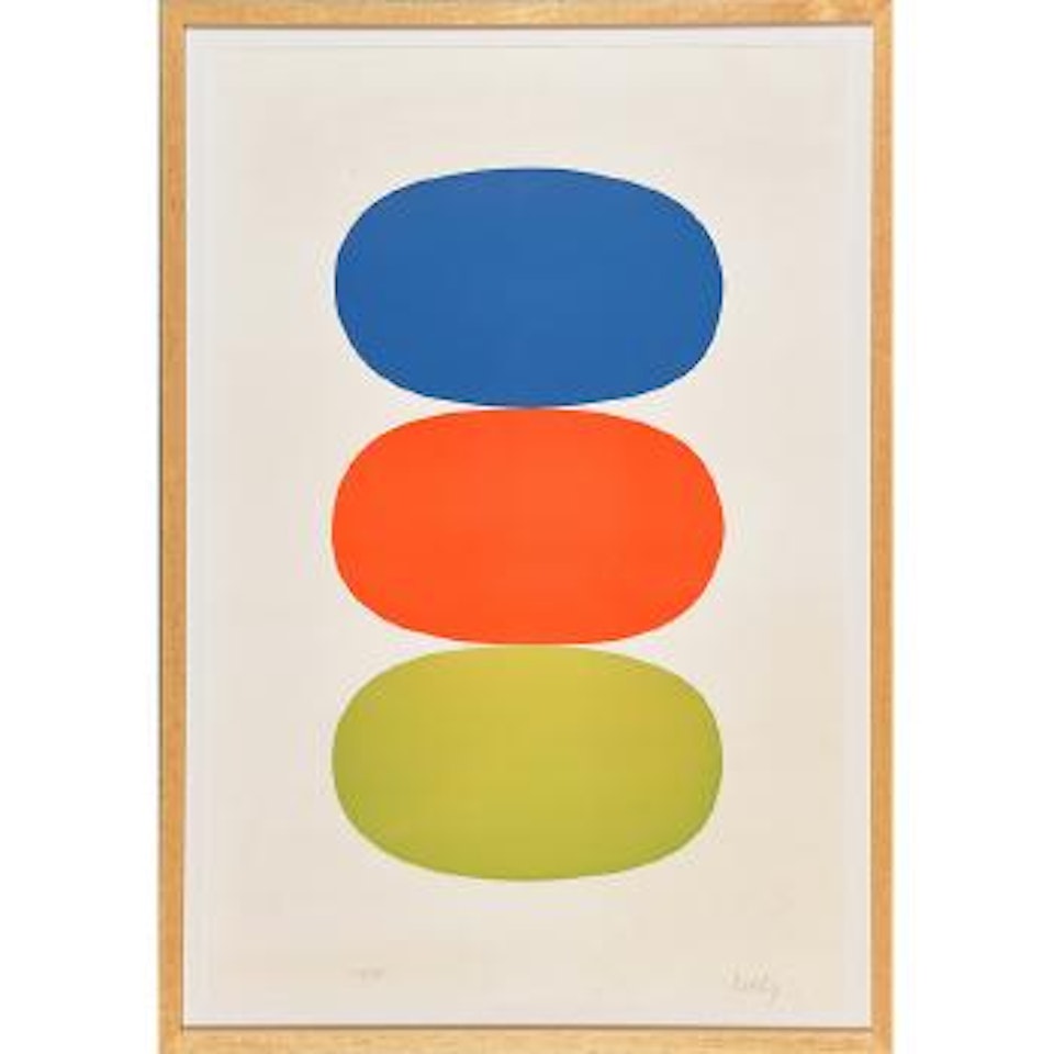 Blue and Orange and Green ,
1964
-
1965 by Ellsworth Kelly