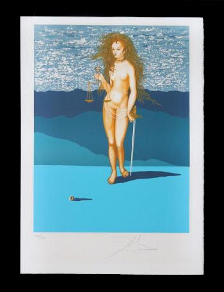 Goddess of Justice ,
1977 by Salvador Dali