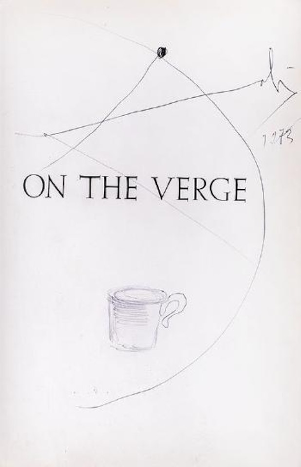 On The Verge ,
1973 by Salvador Dali