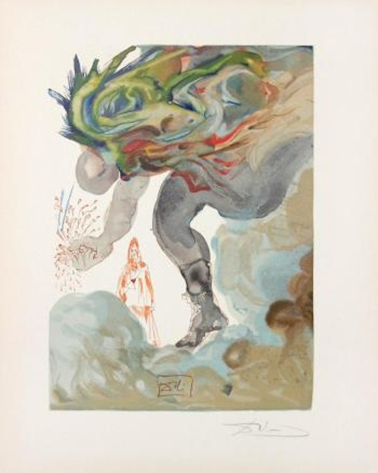 The Prophecy of Vanni Fucci ,
1964 by Salvador Dali