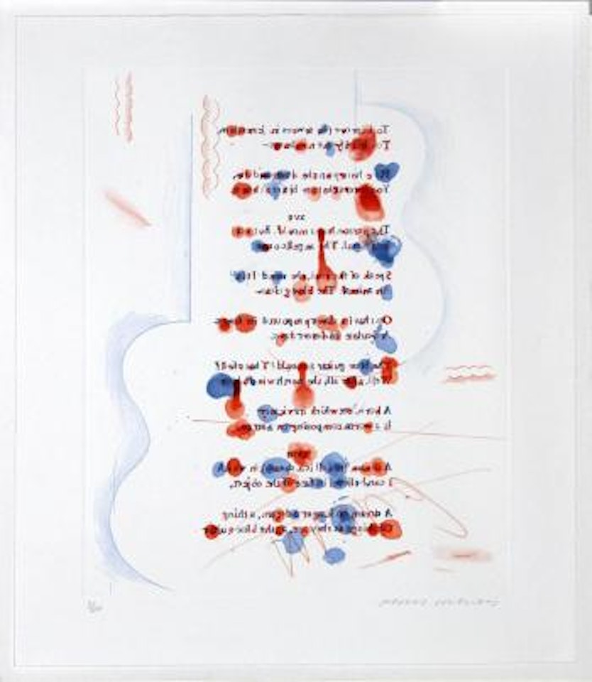 Untitled, from The Blue Guitar ,
1976
-
1977 by David Hockney