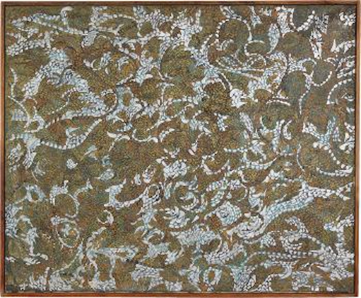 Untitled (Moving Points Painting) ,
Circa
1960 by Claire Falkenstein
