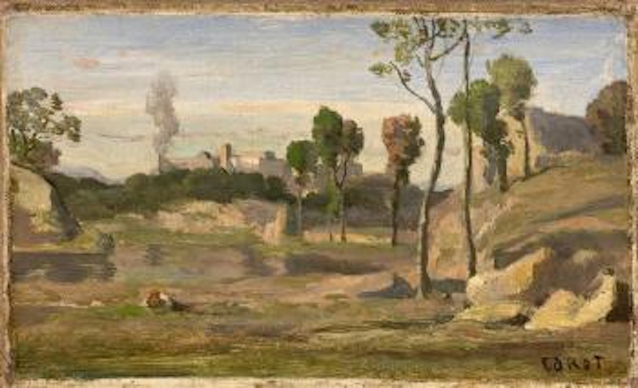 Souvenir des environs de Montpellier , by Jean Baptiste Camille Corot