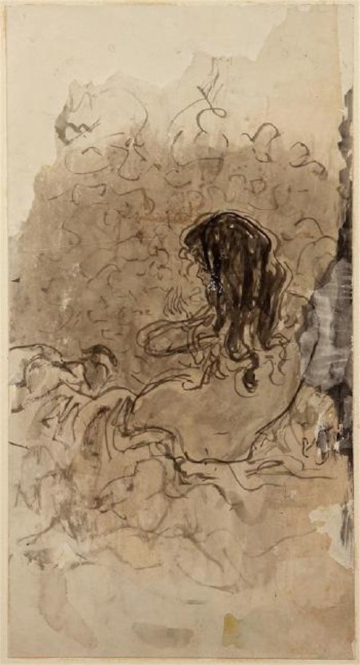 Modèle nu au drap ,
Circa
1900 by Pierre Bonnard