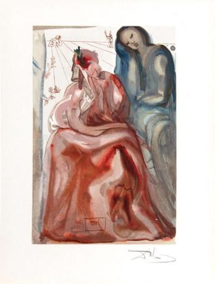 Dante reawakens ,
1964 by Salvador Dali