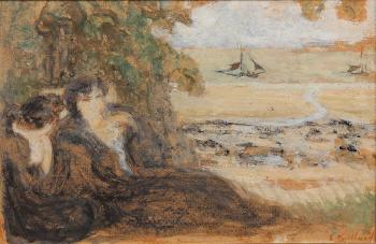 Les amies au bord de la mer ,
1903
-
1904 by Édouard Vuillard
