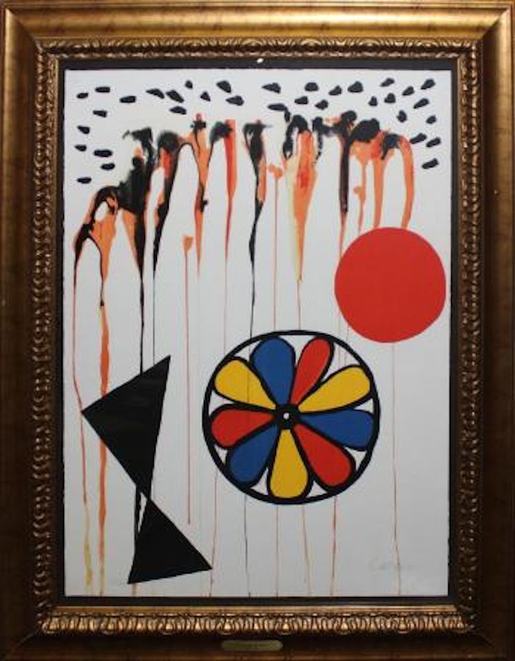 The monsoon ,
1965 by Alexander Calder