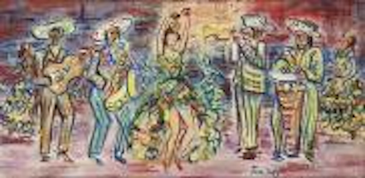 Orchestre mexicain , by Jean Dufy