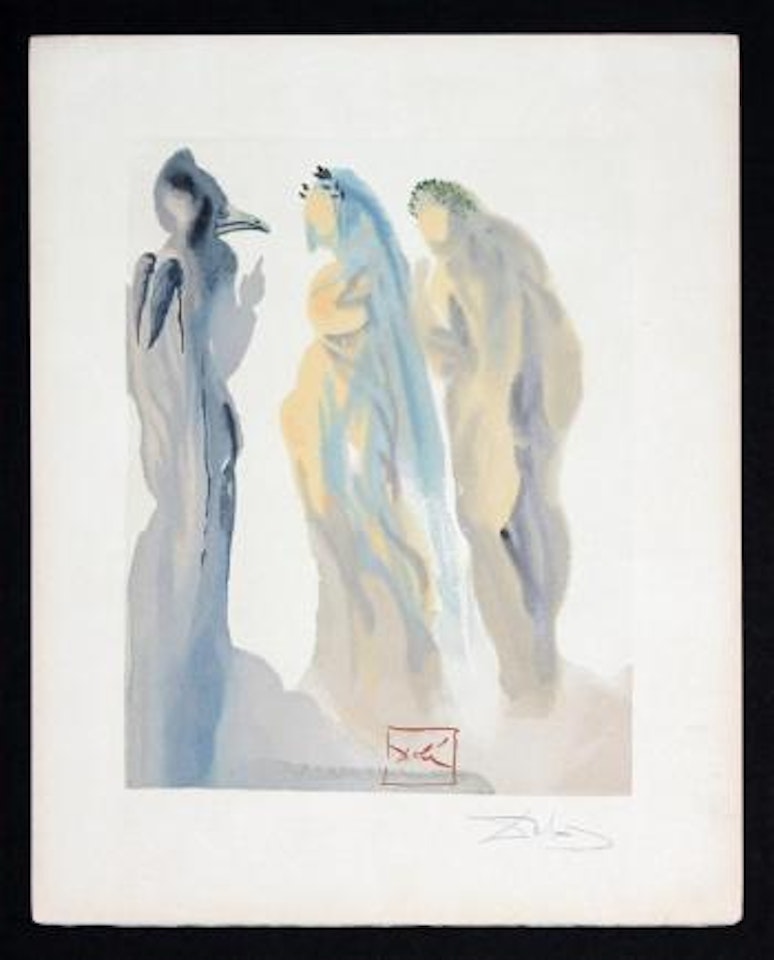 The bishop cum troubador ,
1964 by Salvador Dali
