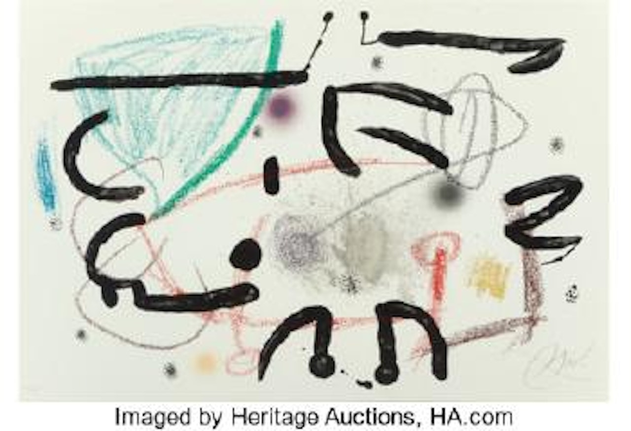 Maravillas con Variaciones Acrosticas en El Jardin de Miro ,
1975 by Joan Miró