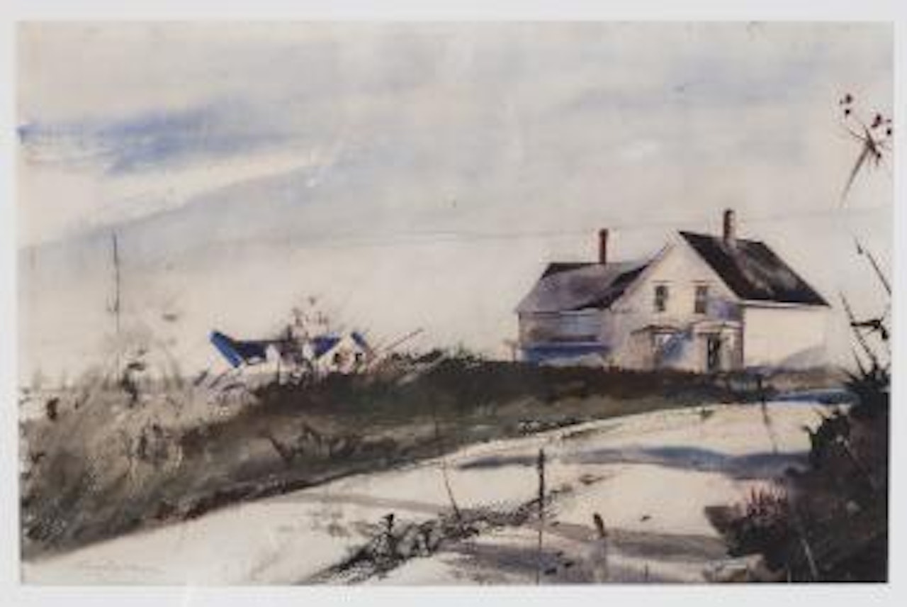 Stones point ,
Circa
1948 by Andrew Wyeth