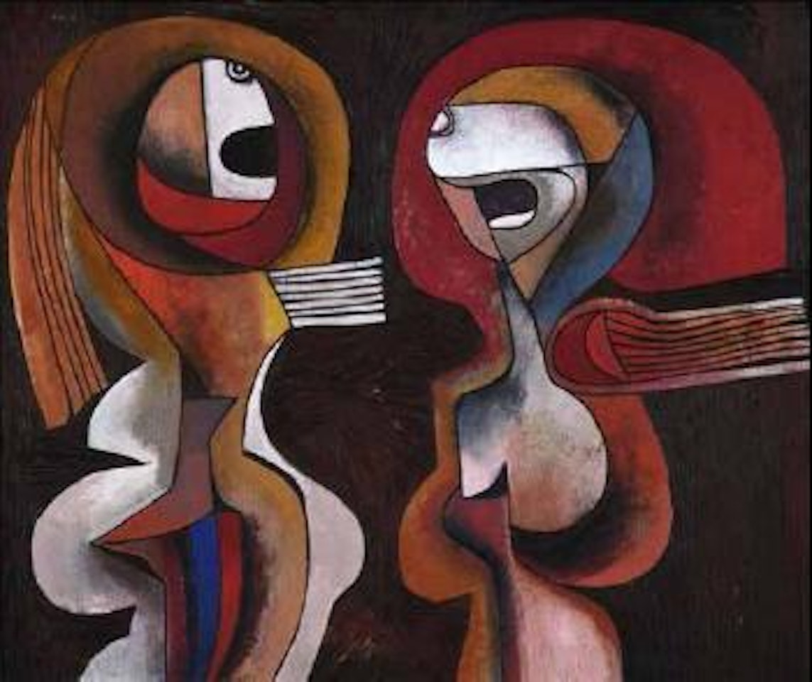 Two Heads , by Cecil Skotnes