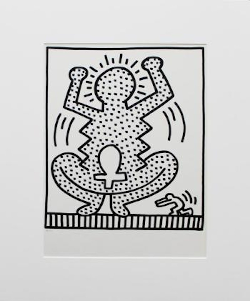 Untitled from Galerie Lucio Amelio ,
1983 by Keith Haring