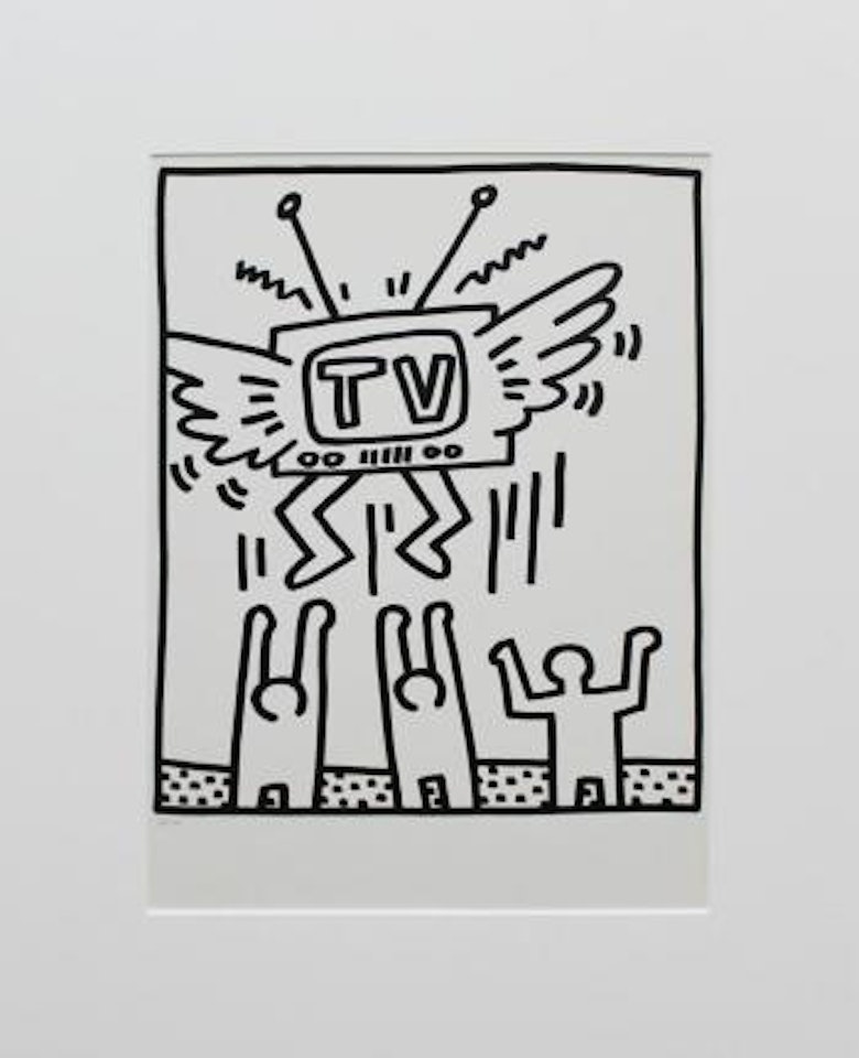 Untitled from Galerie Lucio Amelio ,
1983 by Keith Haring