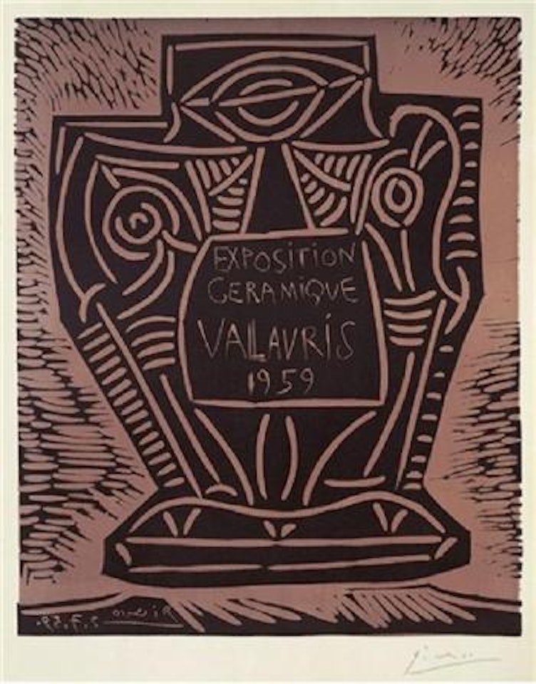 Exposition Ceramique Vallauris ,
1959 by Pablo Picasso