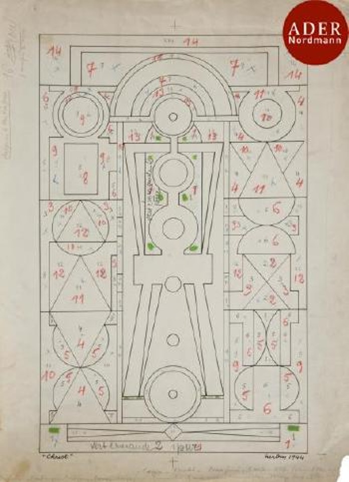 Christ ,
1944 by Auguste Herbin