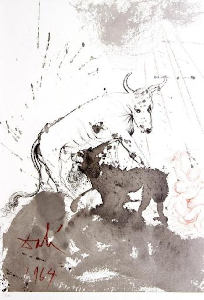 Leo quasi bos comedens paleas ,
1969 by Salvador Dali