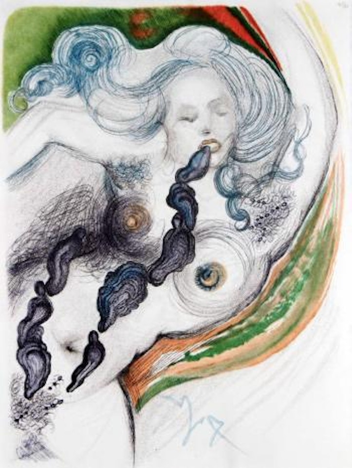 Oysters and Nude ,
1967 by Salvador Dali