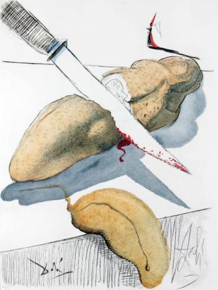 Cut Cucumber ,
1967 by Salvador Dali