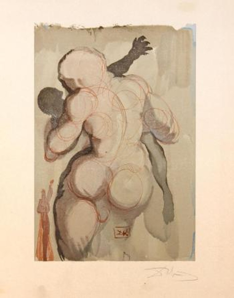 The Neglectful Meet Violent Death ,
1964 by Salvador Dali