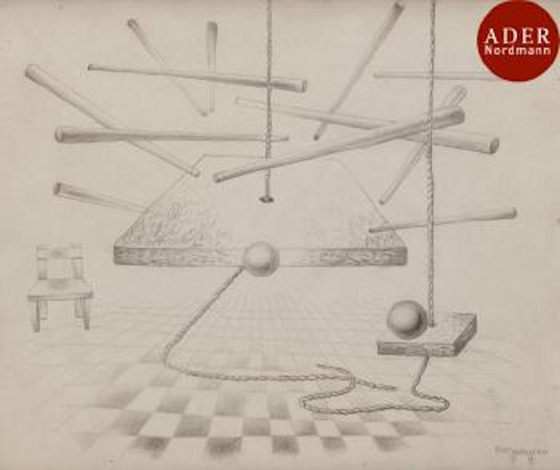 Composition surréaliste ,
1939 by René Portocarrero