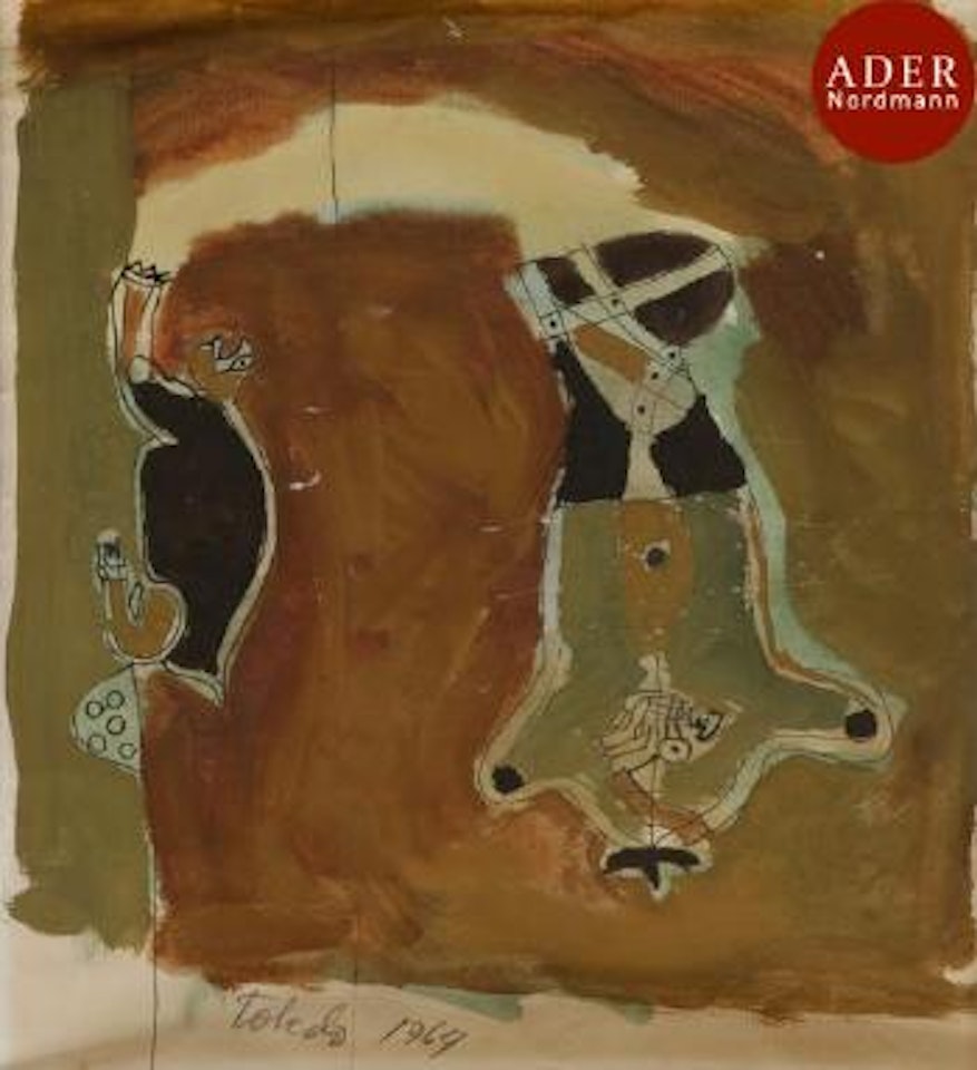 Avion et tortue ,
1964 by Francisco Toledo