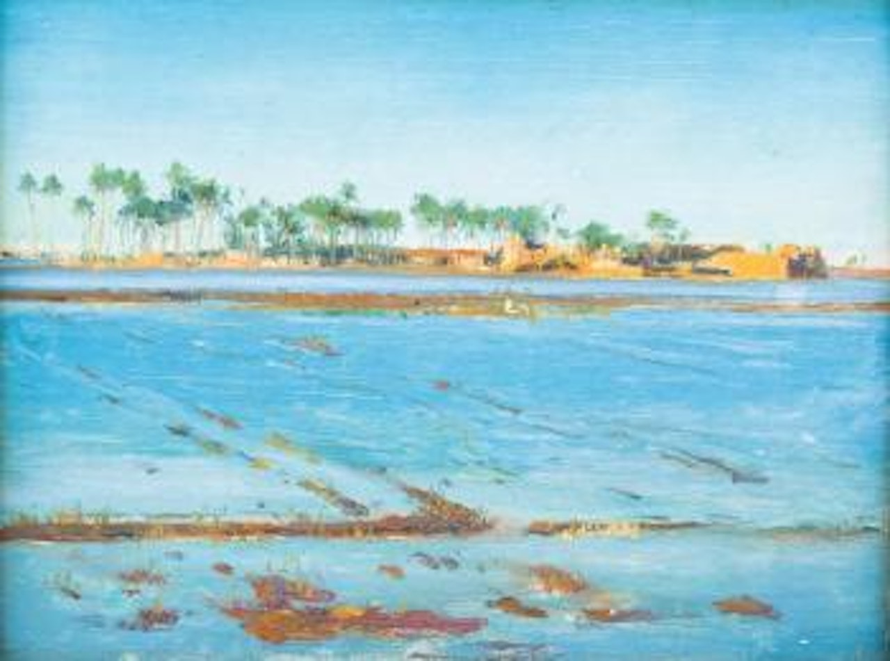 Bord du Nil; Pyramide de Gizeh; Pyramide de Kéops; Porteuse d’eau au bord du Nil, Kouss; Femmes égyptiennes à Macada ,
1911
-
1914 by Jacques Majorelle