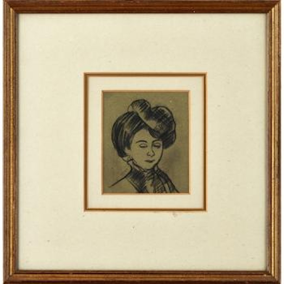Portrait study , by John Duncan Fergusson