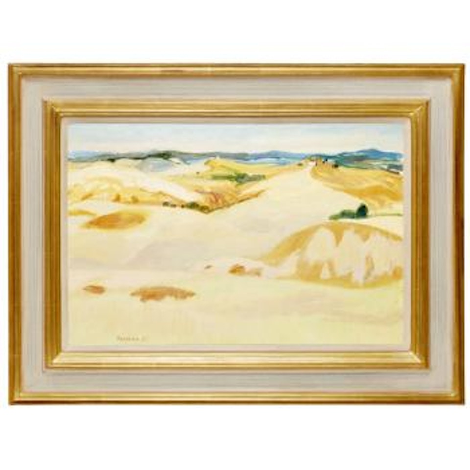 Landscape near Asciano ,
1985 by Alberto Morrocco