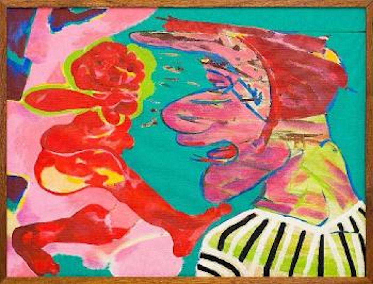 Dancer and her admirer ,
1991 by Robert Hodgins