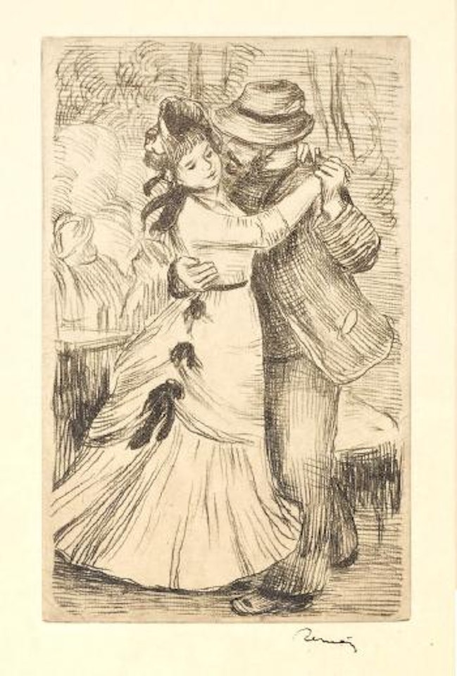 La danse a la campagne 2e planche ,
Circa
1890 by Pierre-Auguste Renoir