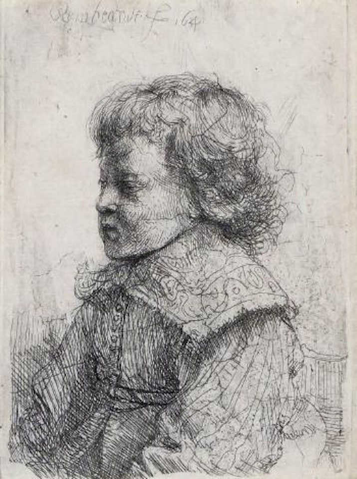 Portrait of a boy in profile ,
1641 by Attributed to Rembrandt Harmensz van Rijn