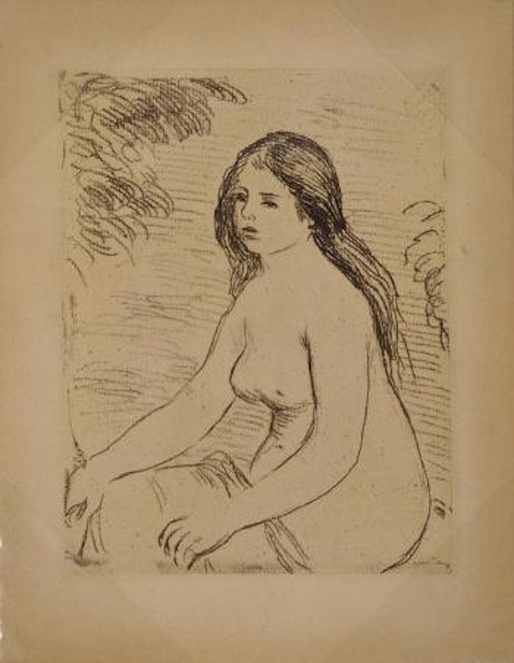 Femme Nue Assise ,
Circa
1906 by Pierre-Auguste Renoir