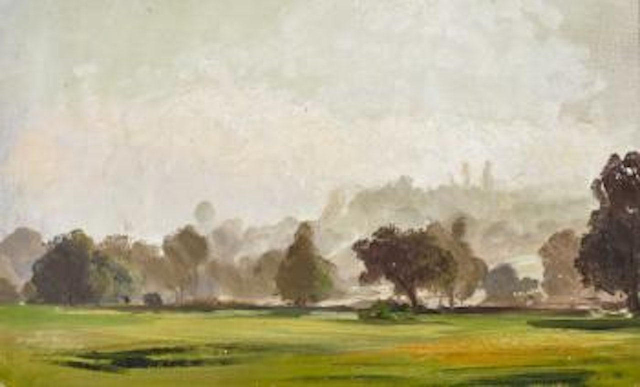 Luzerner Landschaft - Studie , by Robert Zünd