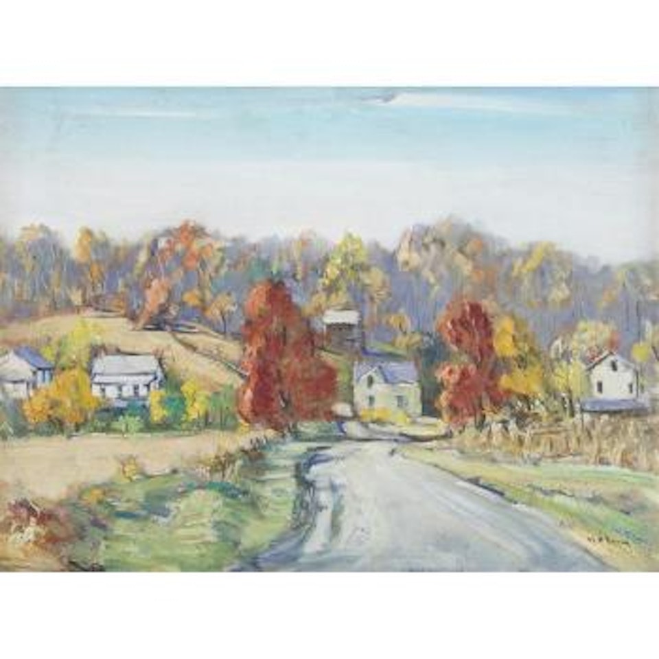 Scene from Hellertown , by Walter Emerson Baum