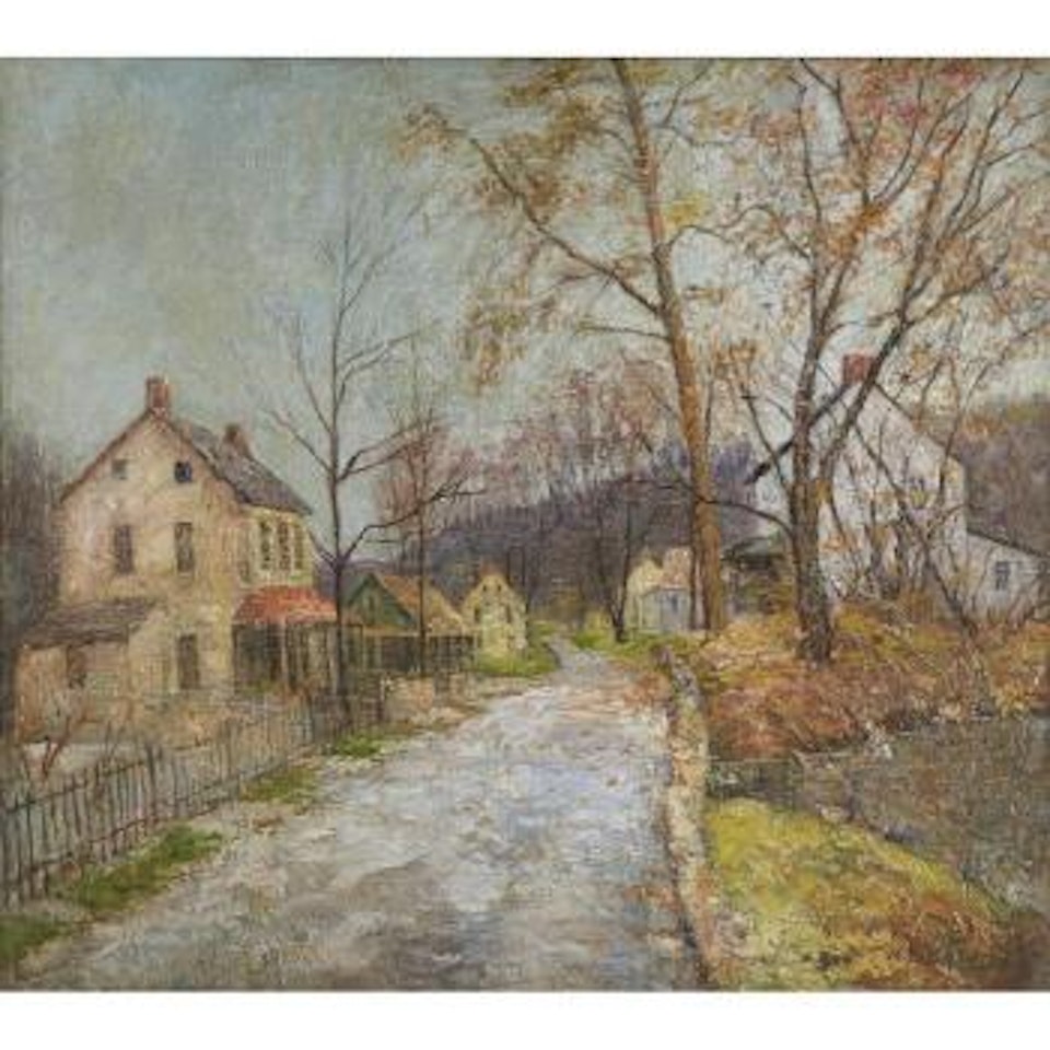 The road along the river ,
1927 by Walter Emerson Baum