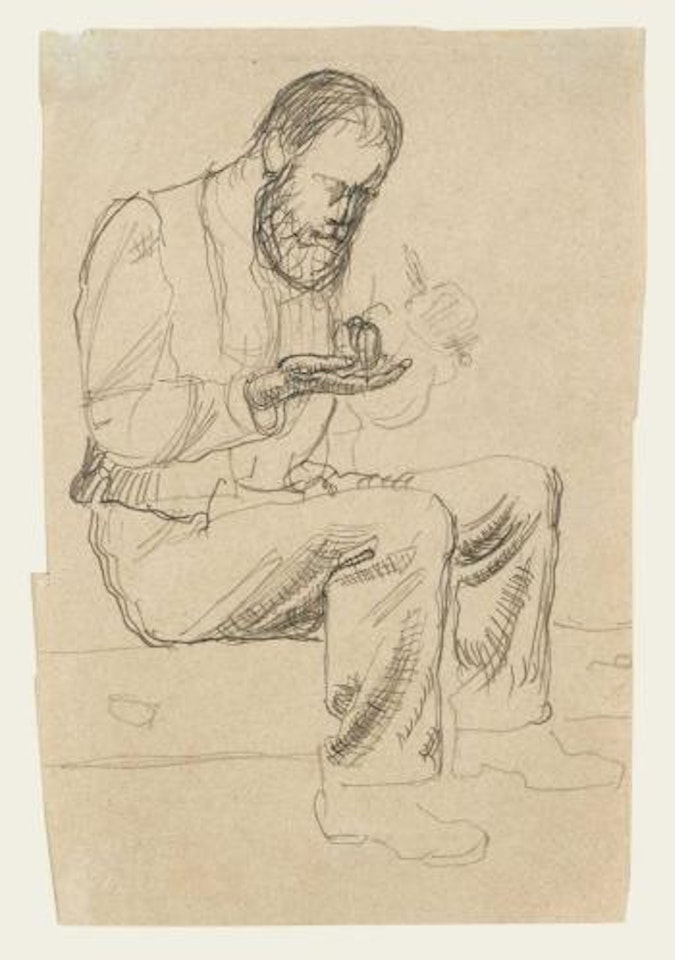 Apfelschäler , by Ferdinand Hodler