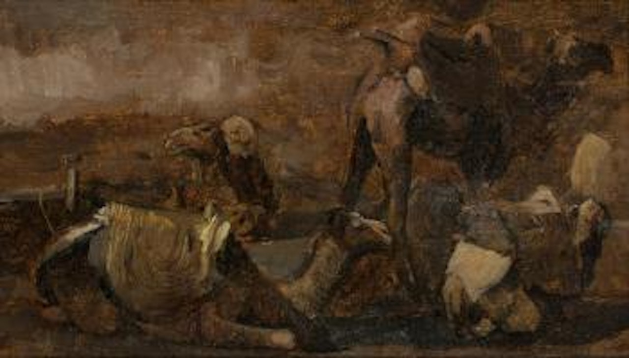 Study of Camels, North Africa , by Edwin Lord Weeks