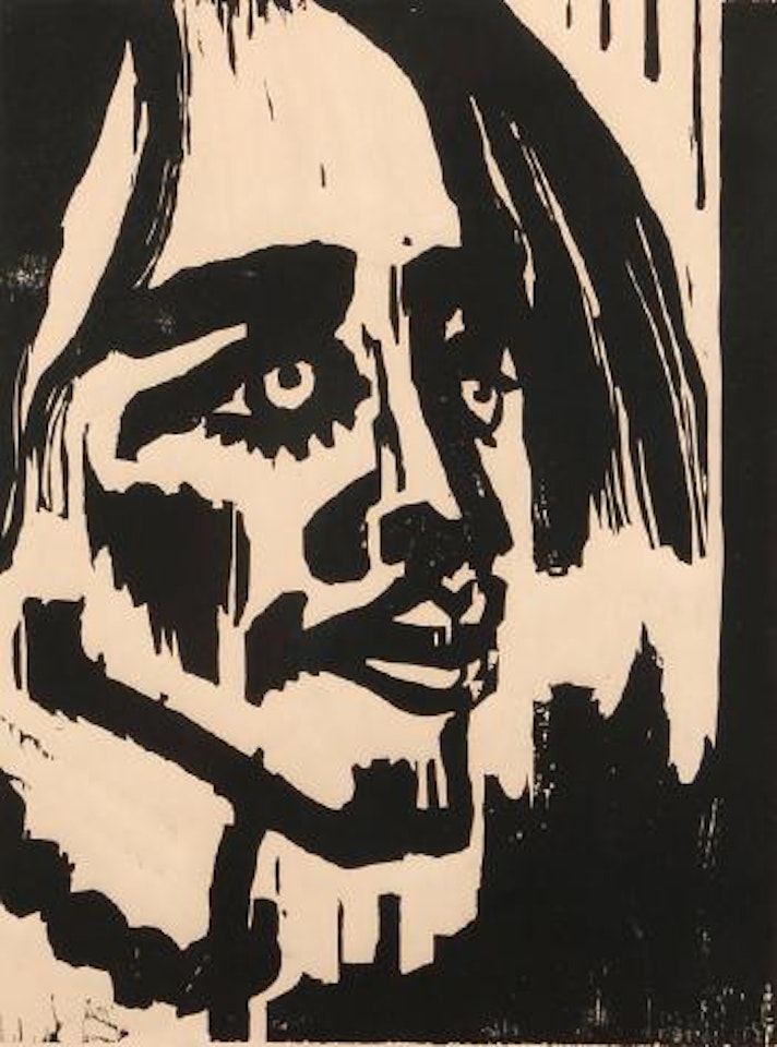 Frauenkopf II (Woman's Head) ,
1912 by Emil Nolde